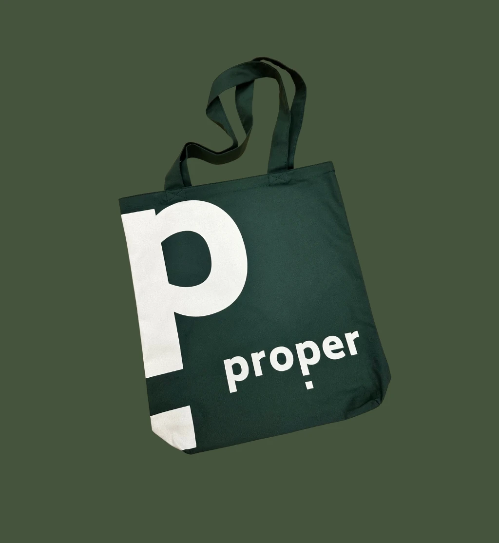 Zielona torba PROPER